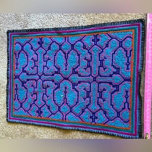 Colorful ayahuasca Geometric Patterned 12x17” placemat